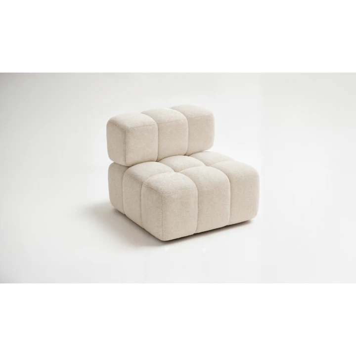 WYGODNY MIĘKKI FOTEL DO SALONU MODUŁ Z OPARCIEM NAROŻNIKA SOFY CLIXI