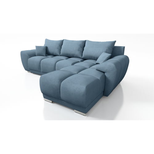 WYGODNY NAROŻNIK DO SALONU KANAPA ROZKŁADANA ROGÓWKA FUNKCJA SPANIA HONEY L