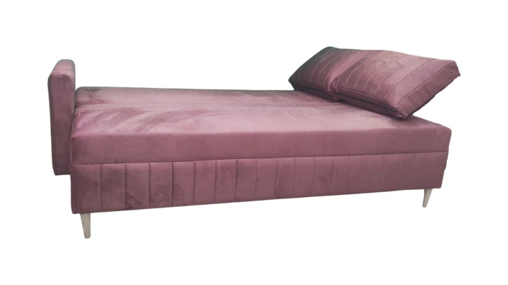 ZESTAW KANAPA ROZKŁADANA Z FUNCJĄ SPANIA FRIDA 3 + PUFA SPRĘŻYNY BONELL