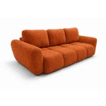 Nowoczesna kanapa rozkładana z funkcją spania Sofa Agnello Ruda Boucle