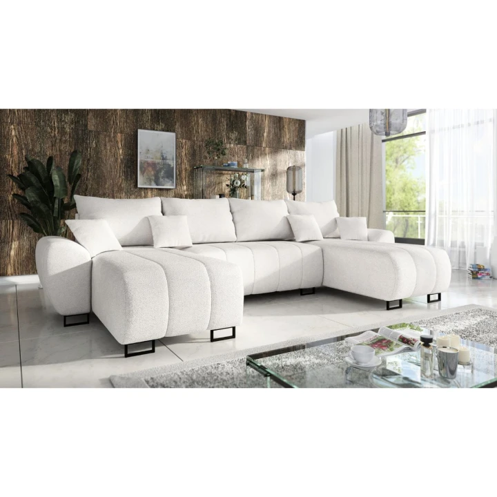 DUŻY NAROŻNIK ROZKŁADANY FUNKCJA SPANIA RAGNAR XL SPRĘŻYNY FALISTE