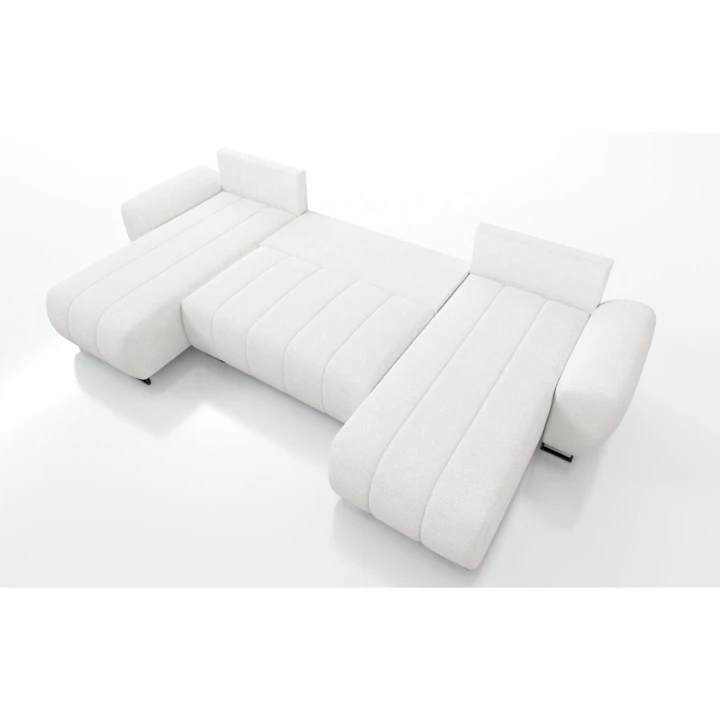 DUŻY NAROŻNIK ROZKŁADANY FUNKCJA SPANIA RAGNAR XL SPRĘŻYNY FALISTE