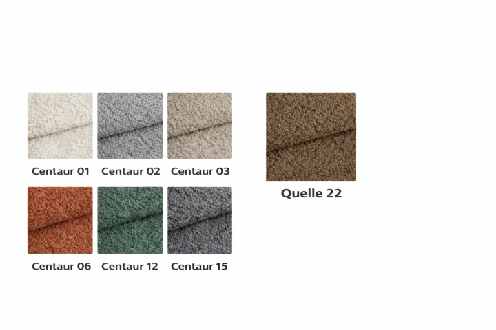 Nowoczesna kanapa rozkładana z funkcją spania Agnello 3 Cappuccino Boucle