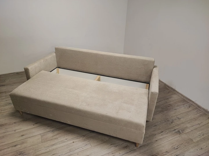 NA ZDJĘCIU JEST PRZEDSTAWIONA KANAPA ROZKŁADANA SCANDIK 3 210 CM SOFA Z FUNKCJĄ SPANIA BONELL DL SZTRUKS