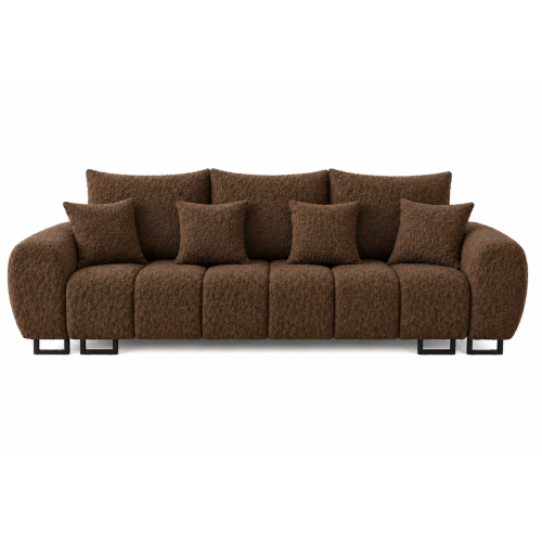 Sofa 3-osobowa z funkcją spania i pojemnikiem na pościel do salonu Ragnar