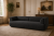 Na zdjęciu przedstawiono nowoczesną grafitową kanapę rozkładaną Cloud sofa z funkcją spania Boucle