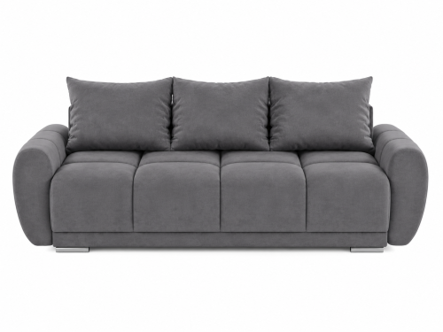 Na zdjęciu prezentuje się szara kanapa rozkładana sofa Honey 3 z funkcją spania