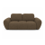 Na zdjęciu prezentuje się nowoczesna pikowana sofa do salonu Agnello 2 Cappuccino Boucle