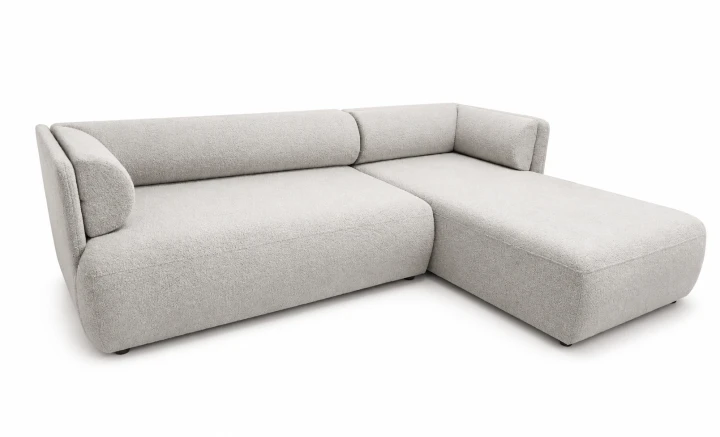 Na zdjęciu przedstawiono narożnik rozkładany Cloud Mini Boucle