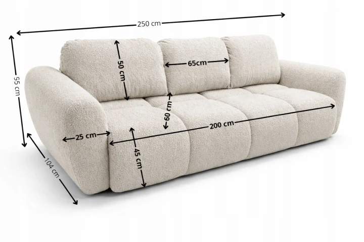 Na zdjęciu jest przedstawiona sofa do salonu Agnello