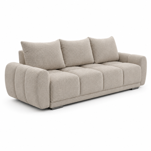 Na zdjęciu jest przedstawiona jest sofa HONEY 3 do salonu tkanina Centaur Bounce plamoodporna.