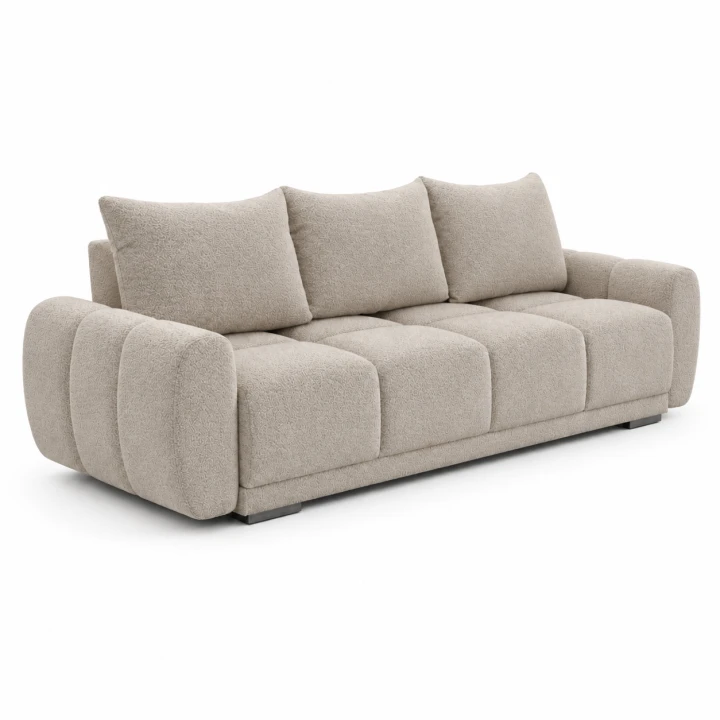 Na zdjęciu jest przedstawiona jest sofa HONEY 3 do salonu tkanina Centaur Bounce plamoodporna.
