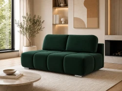Zielona kanapa rozkładana Honey Mini 195 cm idealna do małych mieszkań