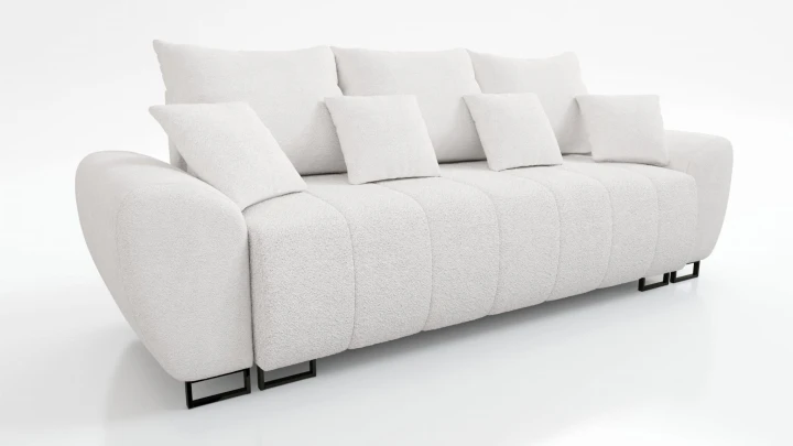 NA ZDJĘCIU JEST PRZEDSTAWIONA NOWOCZESNA KANAPA ROZKŁADANA SOFA DO SALONU FUNKCJA SPANIA  POJEMNIK RAGNAR 3