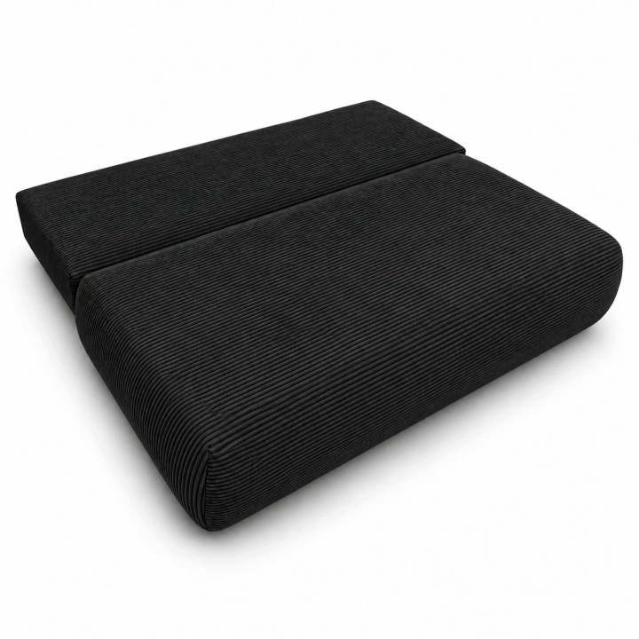 Sofa-Prazek-195-cm-Czarny-Sztruks-rozkladana-z-funkcja-spania-i-pojemnikiem-Stan-opakowania-oryginalne.jpg