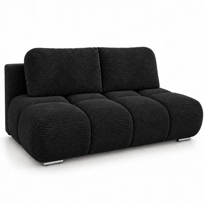 Czarna sofa sztruksowa na białym tle.png