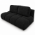 Czarna sofa sztruksowa w białym studio.png