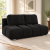 Czarna sofa sztruksowa w skandynawskim salonie.png