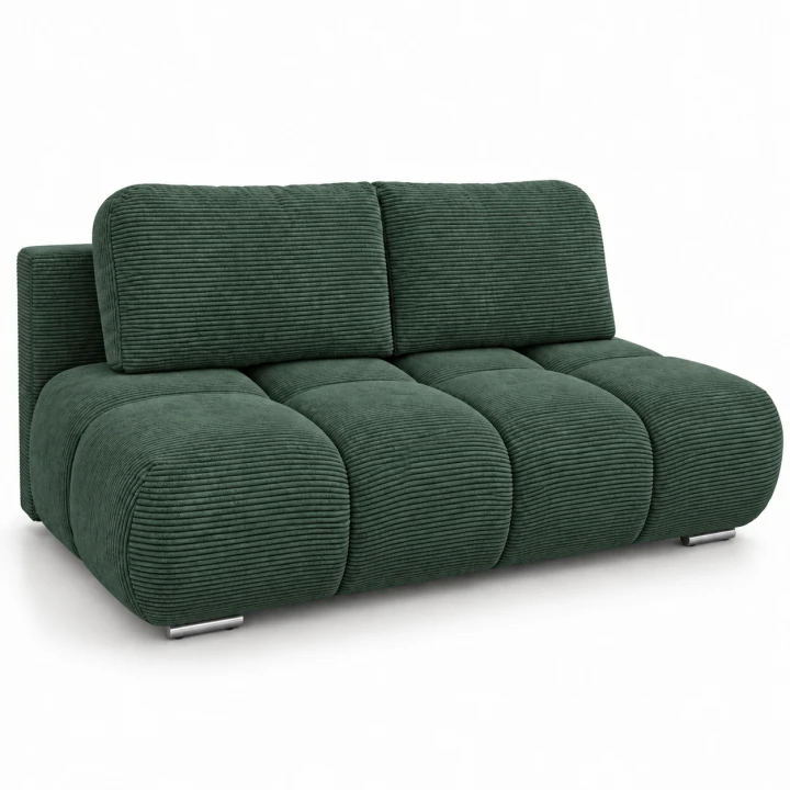 Kompaktowa sofa z zielonego sztruksu.png