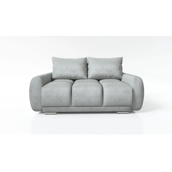 2-OSOBOWA SOFA DO SALONU HONEY 2  ZIELONA KANAPA DO SIEDZENIA WELUR SPRĘŻYNY