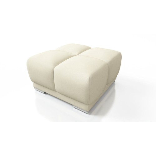 BEŻOWA PIKOWANA DUŻA PUFA TAPICEROWANA DO SALONU HONEY 5 KOLORÓW W PROMOCJI