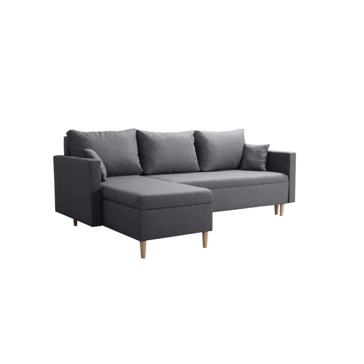 BEŻOWY NAROŻNIK ROGÓWKA ROZKŁADANY SCANDIK BONELL SAWANA 17