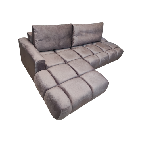 PIKOWANY NAROŻNIK ROZKŁADANY Z FUNKCJĄ SPANIA SOFFI MO-62 WELUR