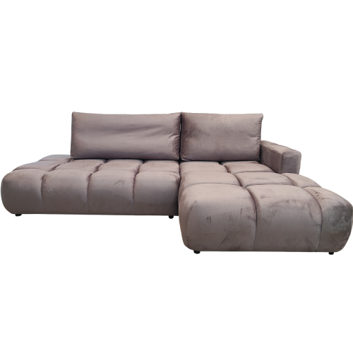 PIKOWANY NAROŻNIK ROZKŁADANY Z FUNKCJĄ SPANIA SOFFI MO-62 WELUR