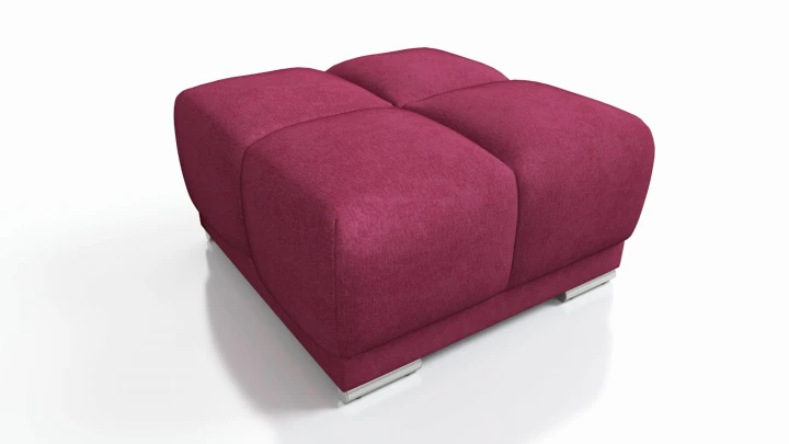 CZERWONY NAROŻNIK ROZKŁADANY ROGÓWKA FUNKCJA SPANIA HONEY L + DUŻA PUFA