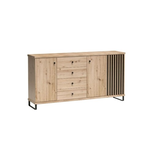 DUŻA KOMODA 4 SZUFLADY 3 FRONTY  NOGI ARTISAN