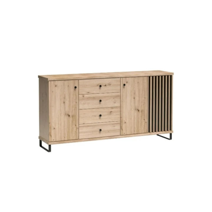 DUŻA KOMODA 4 SZUFLADY 3 FRONTY  NOGI ARTISAN