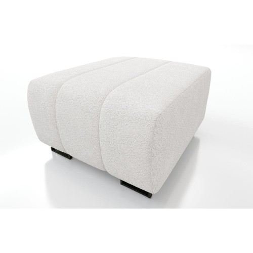 DUŻA PUFA TAPICEROWANA RAGNAR DO SALONU SPRĘŻYNY FALISTE