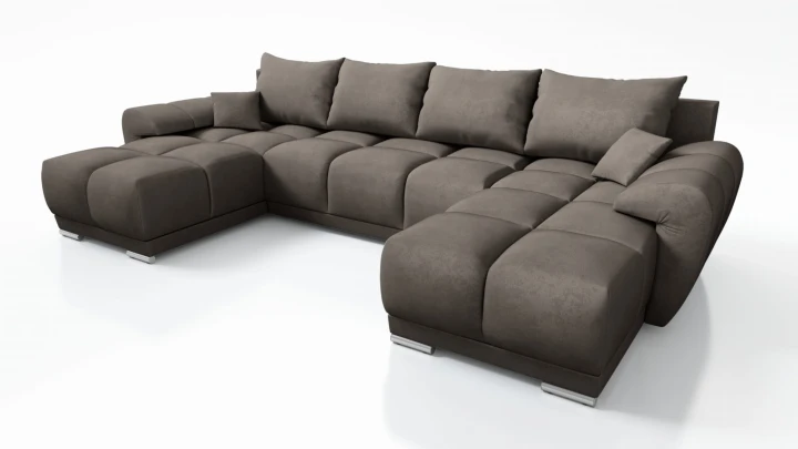 DUŻY NAROŻNIK DO SALONU Z FUNKCJĄ SPANIA ROGÓWKA HONEY U MO-20