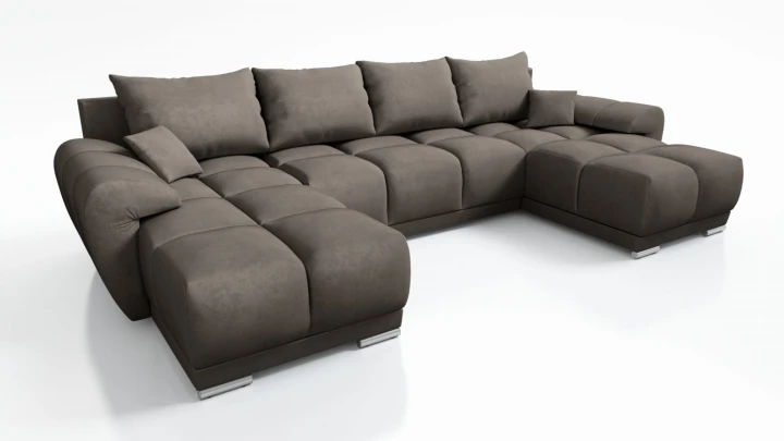 DUŻY NAROŻNIK DO SALONU Z FUNKCJĄ SPANIA ROGÓWKA HONEY U MO-20