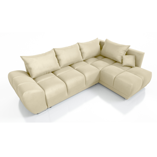 DUŻY NAROŻNIK ROZKŁADANY DO SALONU FOREST ROGÓWKA FUNKCJA WELUR 5 KOLORÓW W PROMOCJI