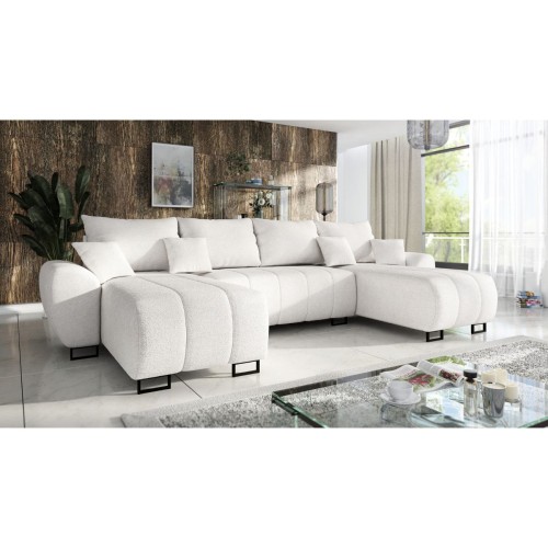 DUŻY NAROŻNIK ROZKŁADANY FUNKCJA SPANIA RAGNAR XL SPRĘŻYNY FALISTE