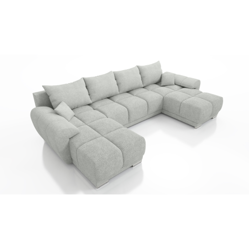 DUŻY NAROŻŃIK TAPICEROWANY XL HONEY U Z FUNKCJA SPANIA I POJEMNIKIEM NA POŚCIEL TKANINA Centaur 1 Bounce PLAMOODPORNA 5 KOLORÓW W PROMOCJI