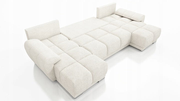 DUŻY  ZIELONY NAROŻŃIK TAPICEROWANY XL HONEY U Z FUNKCJA SPANIA I POJEMNIKIEM NA POŚCIEL TKANINA Centaur 1 Bounce PLAMOODPORNA (Kopia)