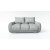 Na zdjęciu przedstawiono DWUOSOBOWA SOFA DO SALONU PIKOWANA HONEY 2 WELUR SPRĘŻYNY SOFA DO SIEDZENIA