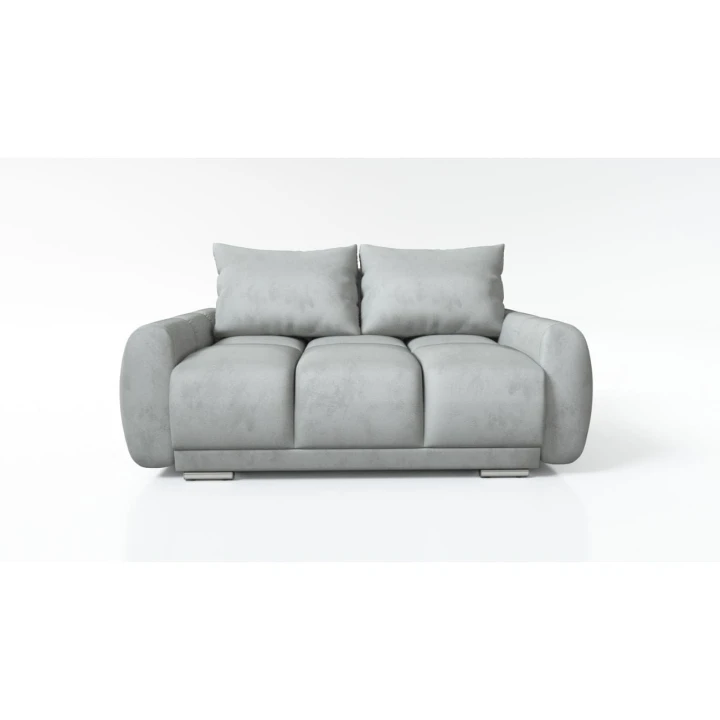 Na zdjęciu przedstawiono DWUOSOBOWA SOFA DO SALONU PIKOWANA HONEY 2 WELUR SPRĘŻYNY SOFA DO SIEDZENIA