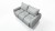 Na zdjęciu przedstawiono DWUOSOBOWA SOFA DO SALONU PIKOWANA HONEY 2 WELUR SPRĘŻYNY SOFA DO SIEDZENIA