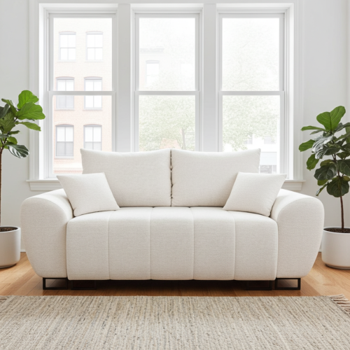 DWUOSOBOWA SOFA DO SALONU RAGNAR 2 SPRĘŻYNY FALISTE