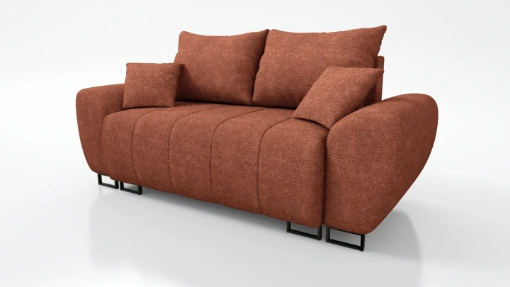 Na zdjęciu przedstawiono DWUOSOBOWA SOFA DO SALONU RAGNAR 2 SPRĘŻYNY FALISTE