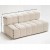 Na zdjęciu przedstawiono DWUOSOBOWA SOFA KANAPA DO SALONU CLIXI 185 CM MODUŁ DO NAROŻNIK KANAPA