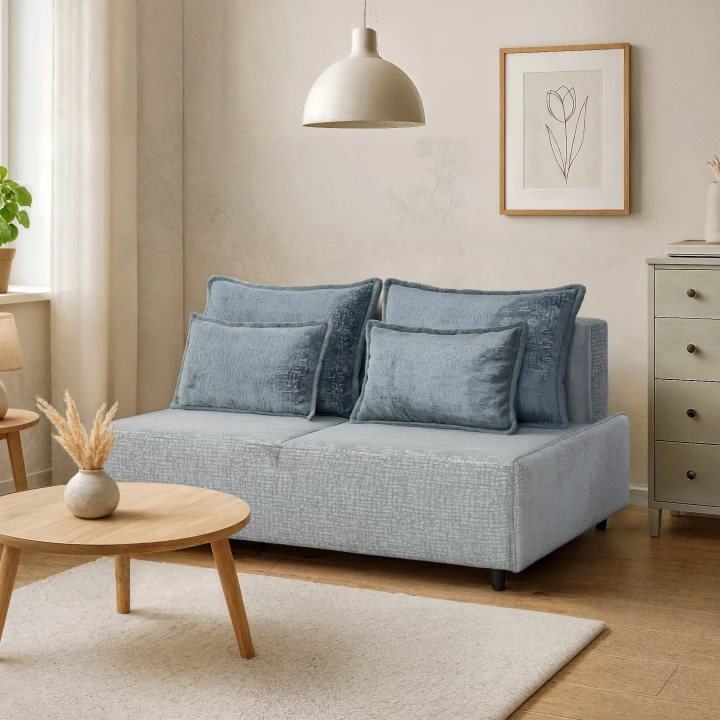 Na zdjęciu przedstawiono DWUOSOBOWA SOFA KANAPA ROZKŁADANA AMERYKANKA JENNY 155 cm FUNKCJA SPANIA