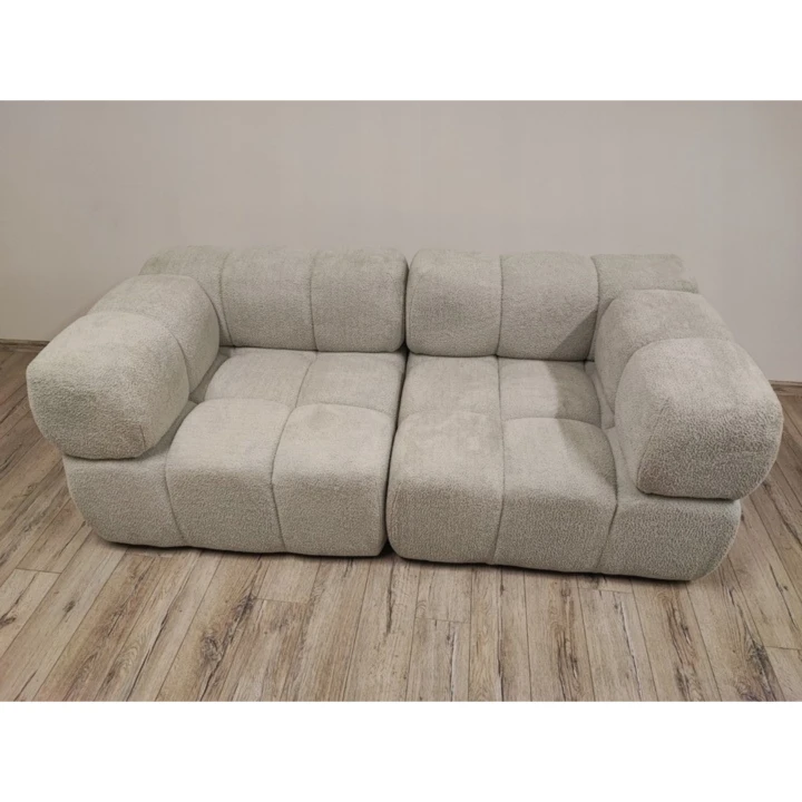 Na zdjęciu przedstawiono DWUOSOBOWA SOFA MODUŁOWA KANAPA DO SALONU CLIXI 190 CM SPRĘŻYNY BOUCKLE