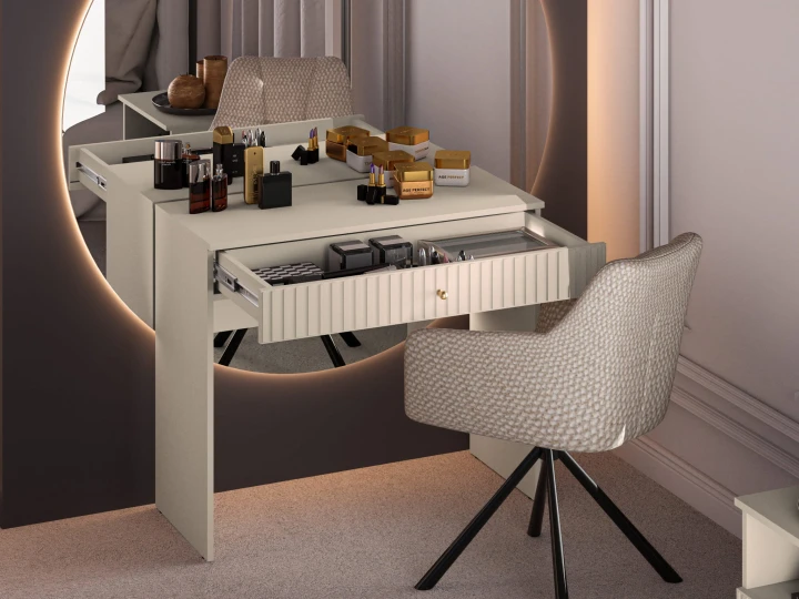 ELEGANCKA TOALETKA Z SZUFLADĄ CASHMERE SOFIA 92 CM