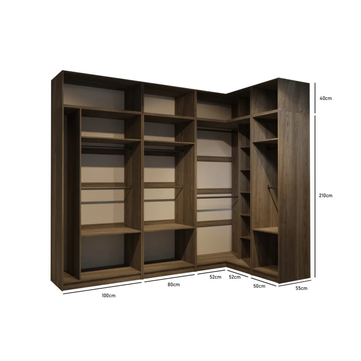 GARDEROBA MODUŁOWA FLEX - KORPUS 80 CM SKOMPLETUJ SWOJĄ GARDEROBĘ!