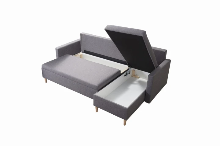 NAROŻNIK SKANDYNAWSKI ROGÓWKA FUNKCJA SPANIA ROZKŁADANY SCANDIK 10 KOLORÓW