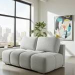 pikowana sofa z funkcja spania + pojemnik na pościel honey mini 